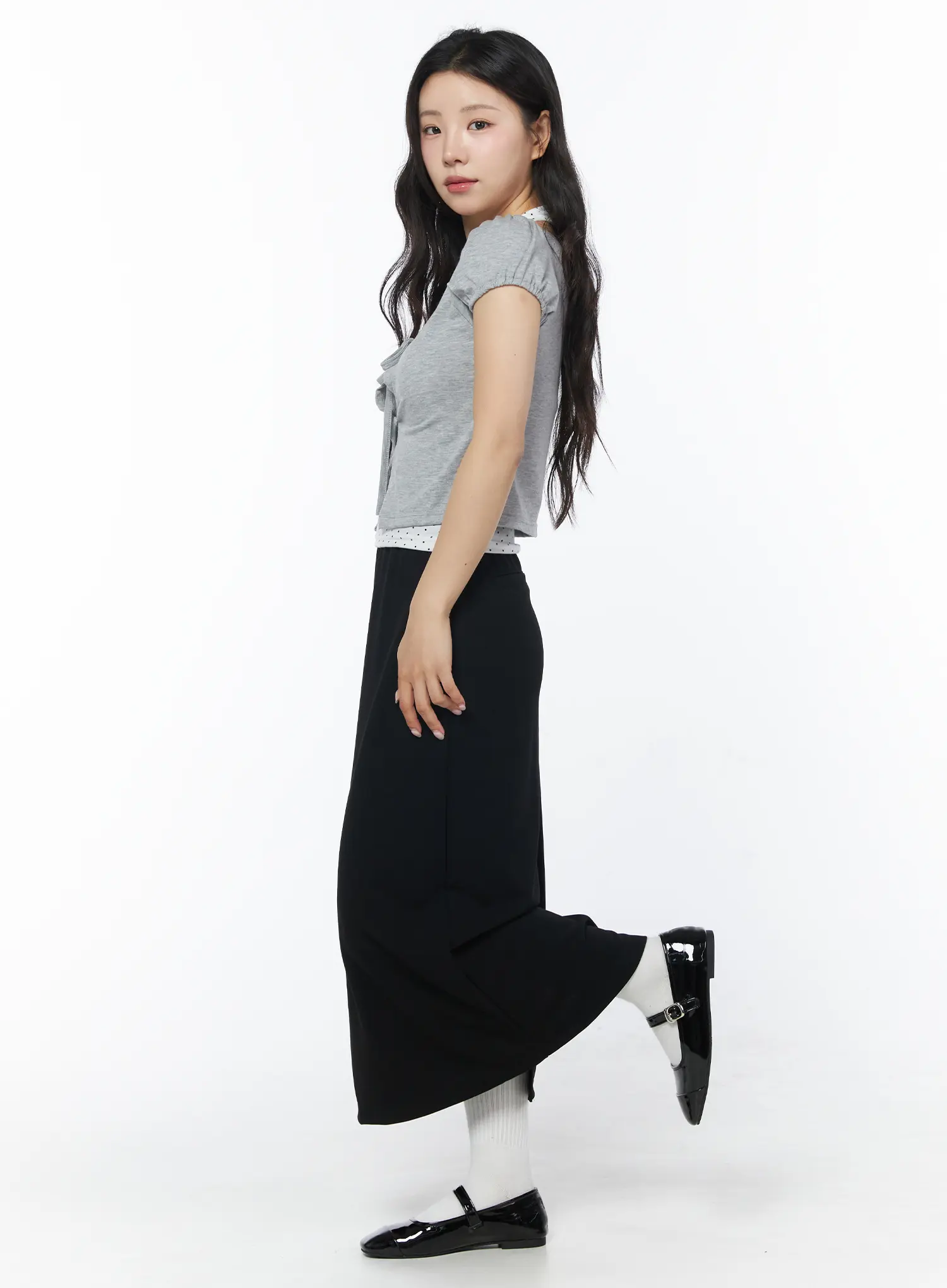 Back Slit Straight Maxi Skirt CD805 - Image 6