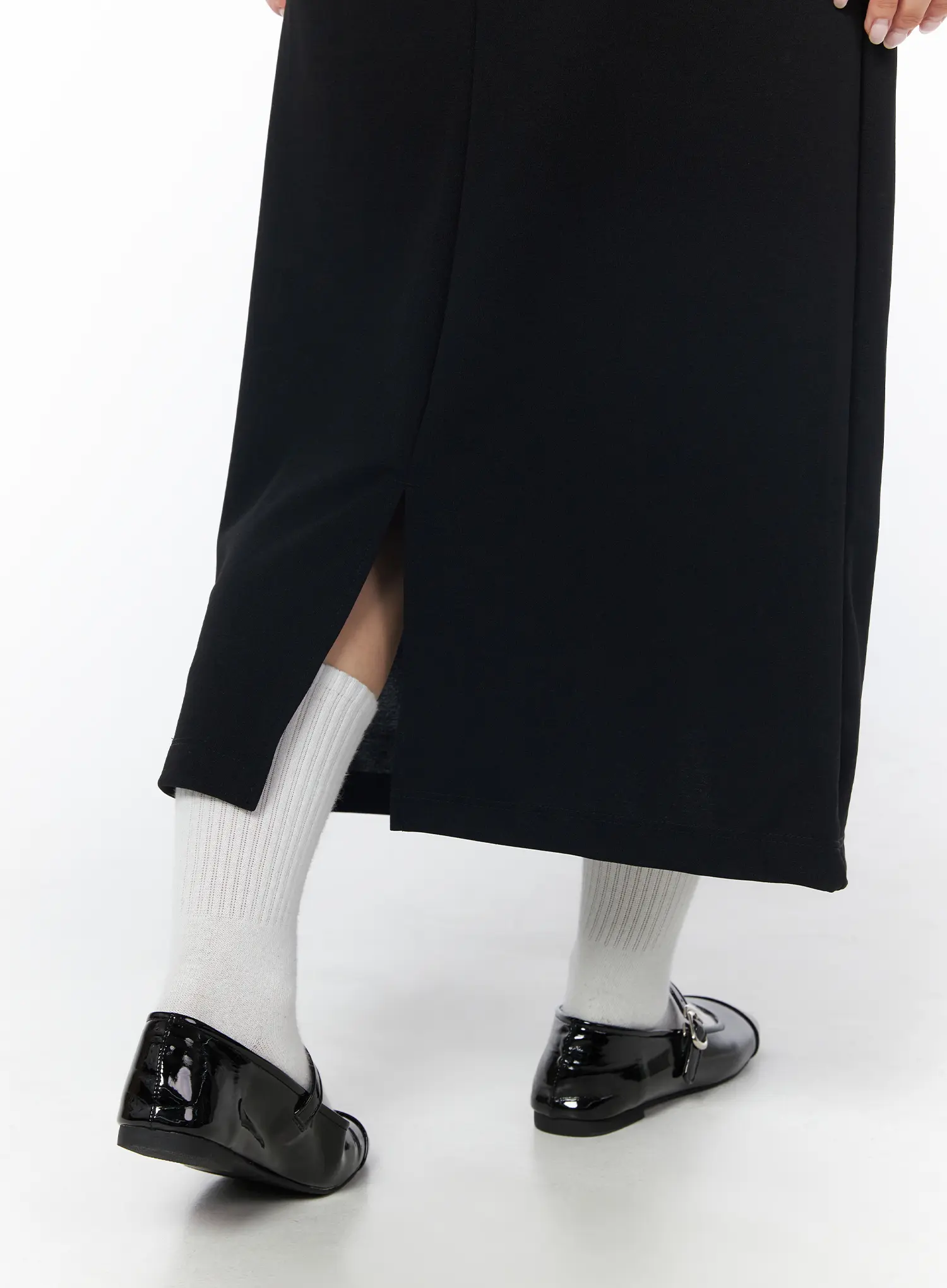 Back Slit Straight Maxi Skirt CD805 - Image 9