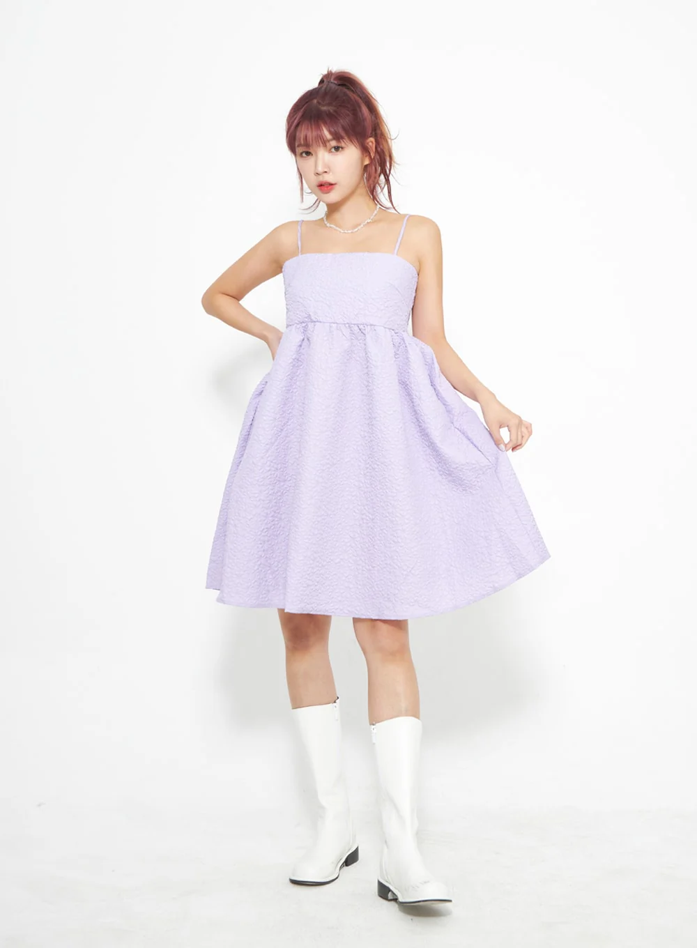 Back Strap Mini Dress IA314 - Image 2