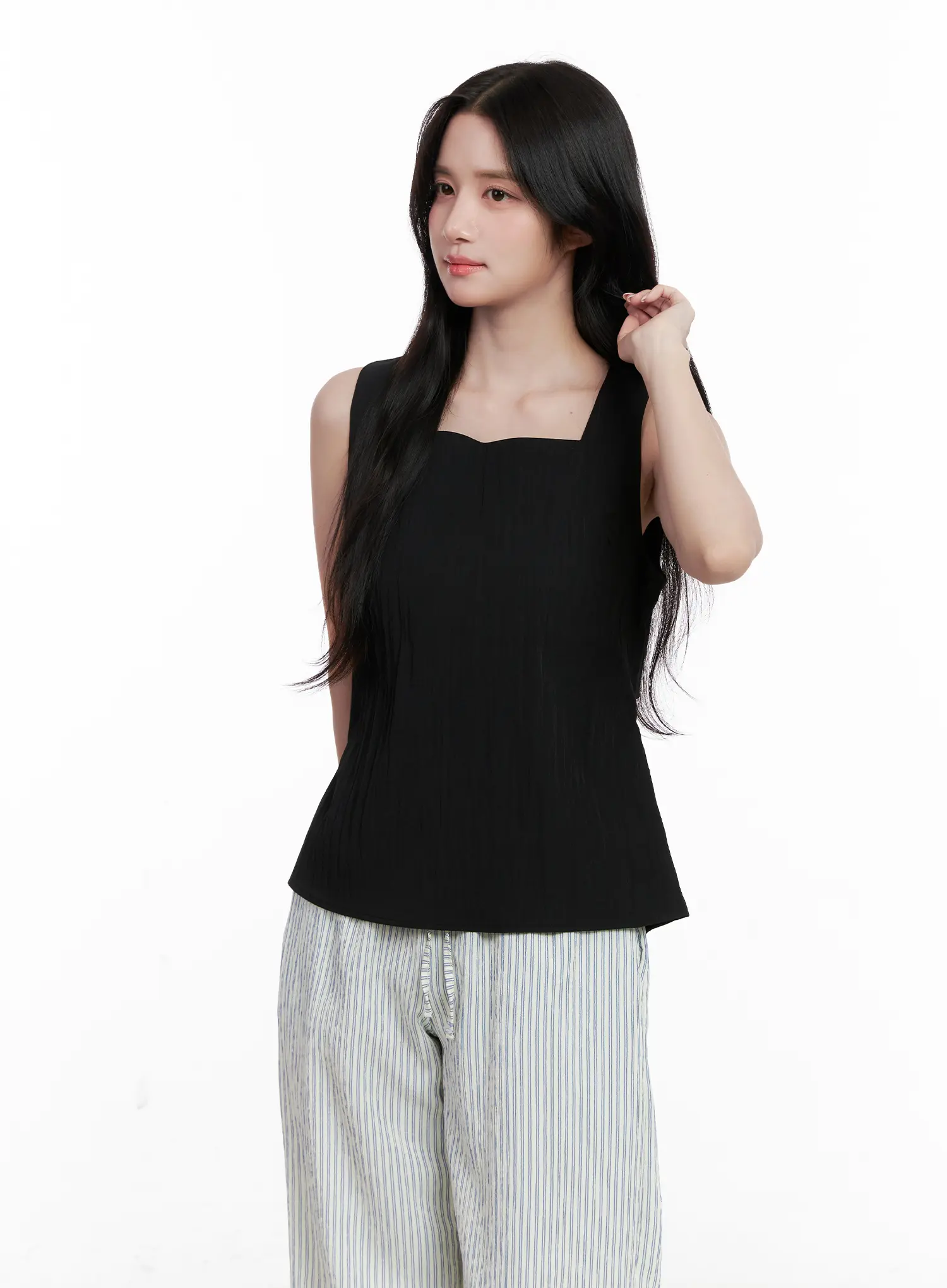 Back-Tie Square-Neck Tank CL516 - Image 13