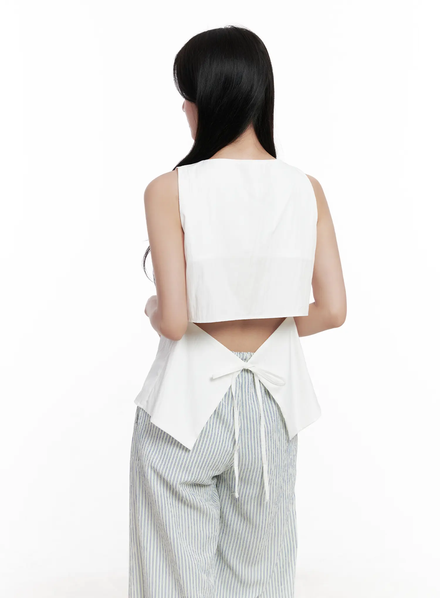 Back-Tie Square-Neck Tank CL516 - Image 8