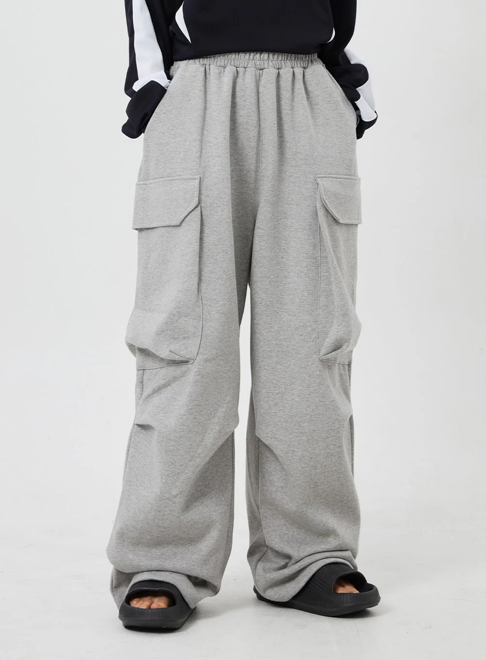 Baggy Cargo Track Pants Unisex CF327 - Image 9