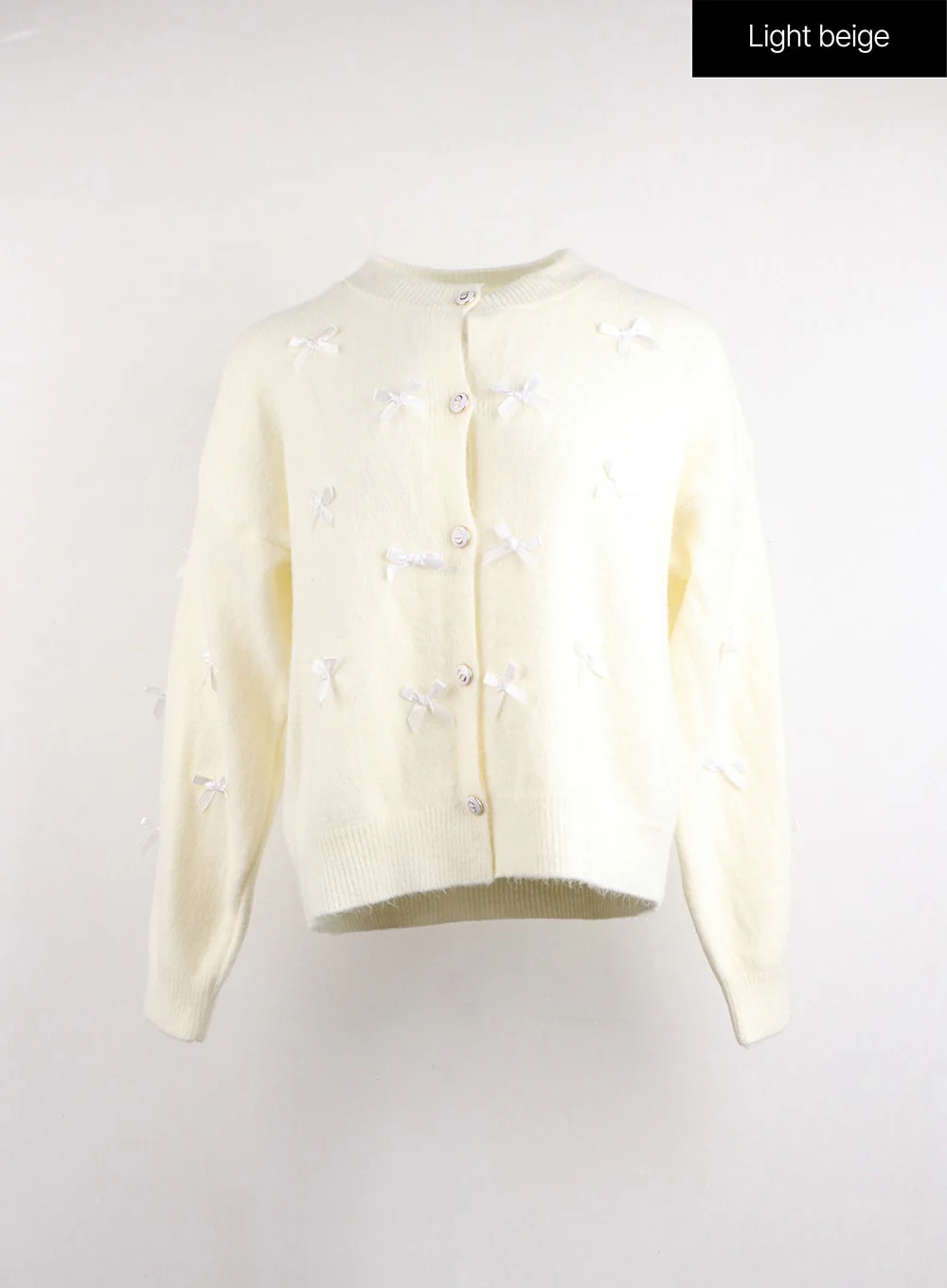 Balletcore Ribbon Button Up Sweater OJ418 - Image 9