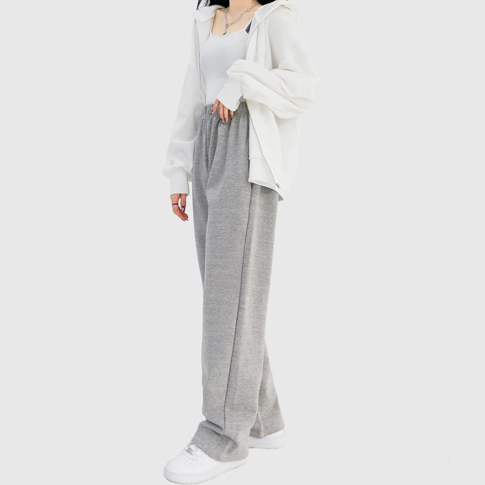 Banded Wide Leg Sweat Pants CCA26 - Image 15