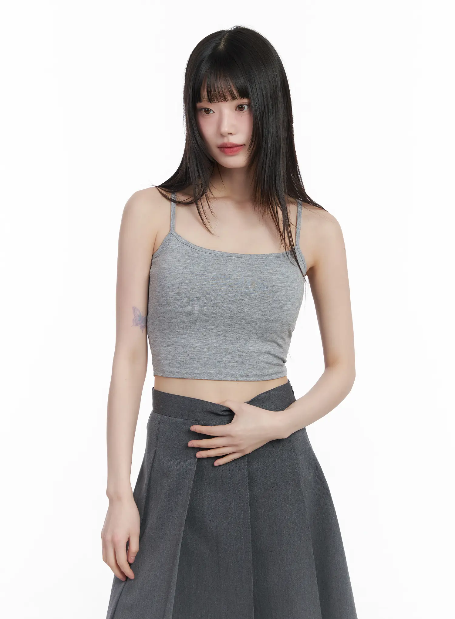 Basic Cropped Tank Top CM525 - Image 11