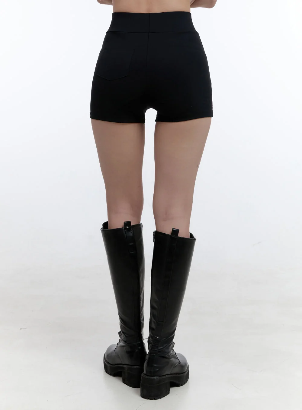 Basic High Waisted Shorts CG414 - Image 4