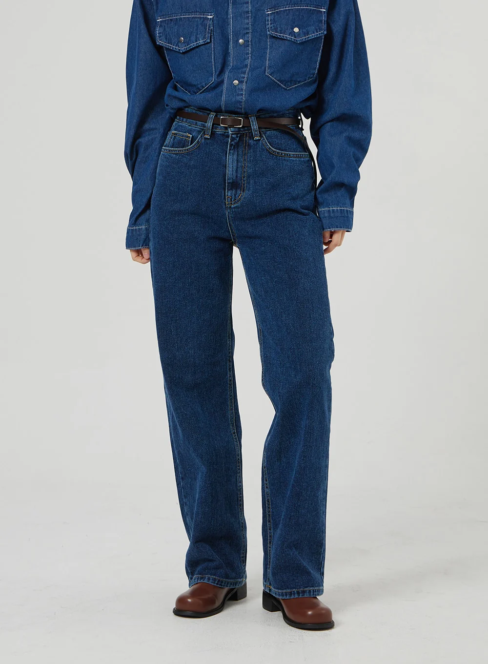 Basic Indigo Jeans OF310 - Image 3