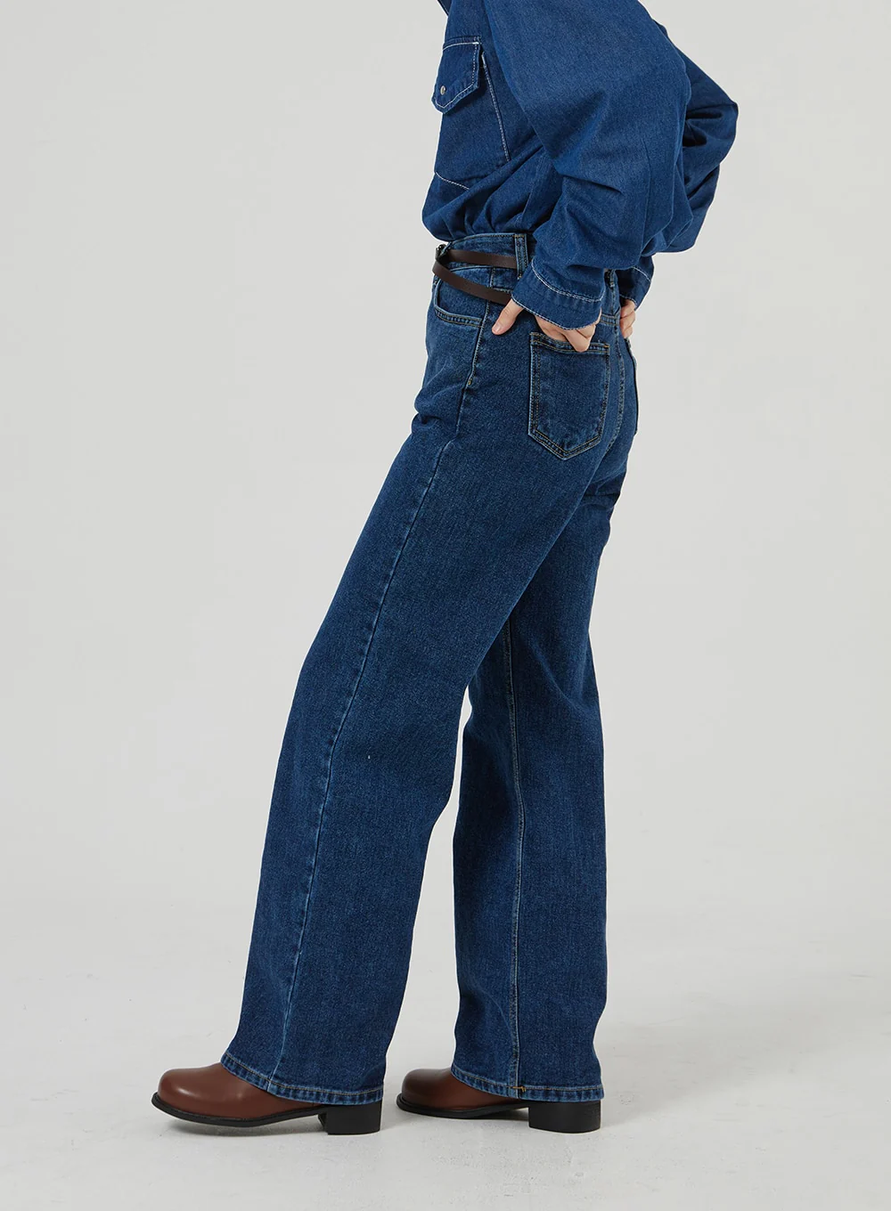 Basic Indigo Jeans OF310 - Image 4