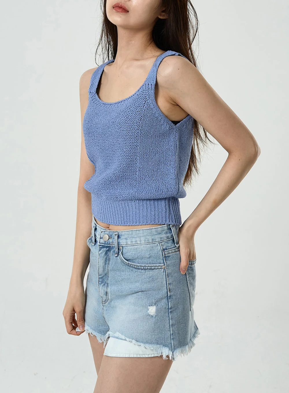 Basic Knitted Tank Top CU7 - Image 2