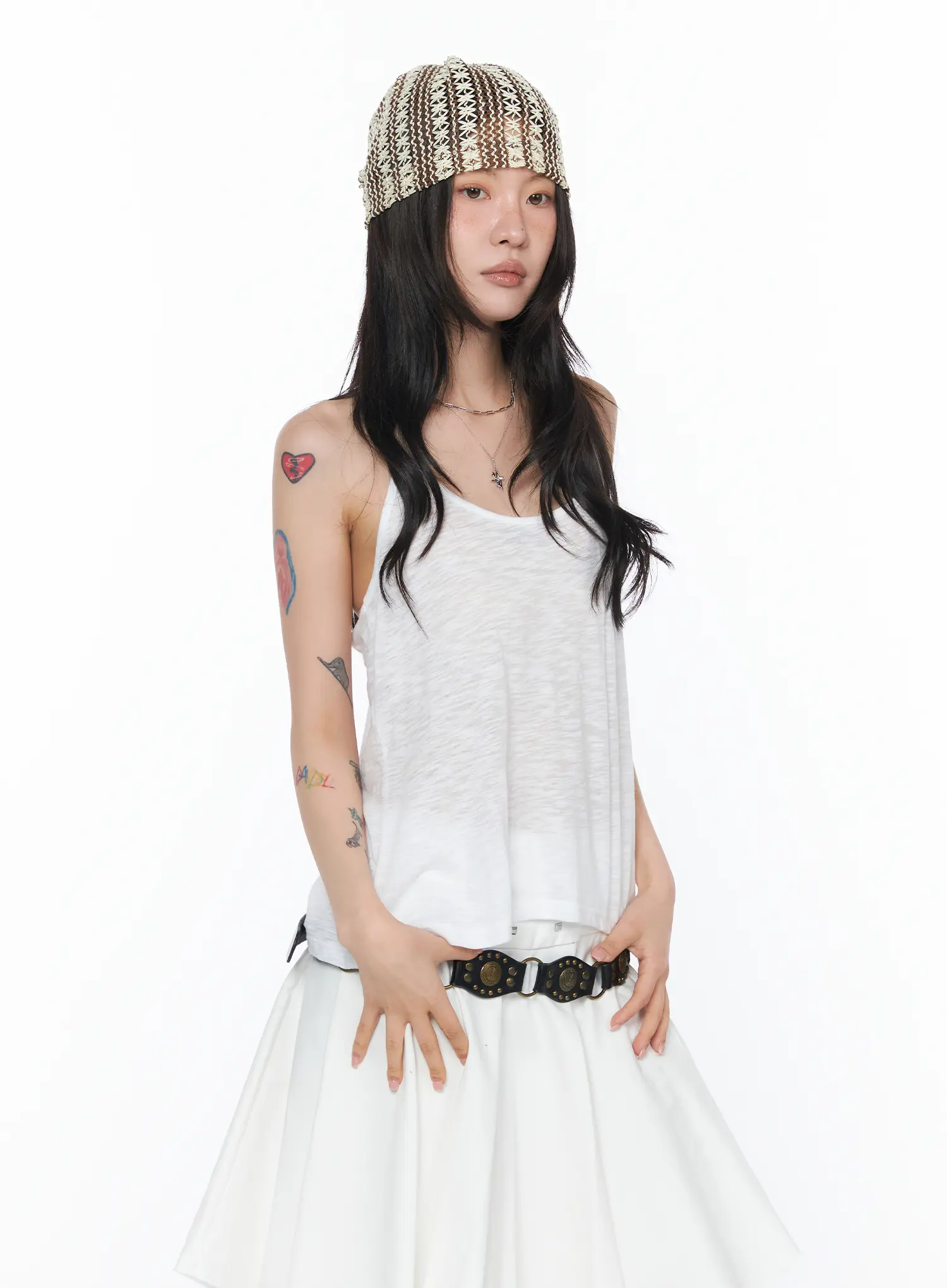 Basic Loose-Fit Tank Top CA527 - Image 12