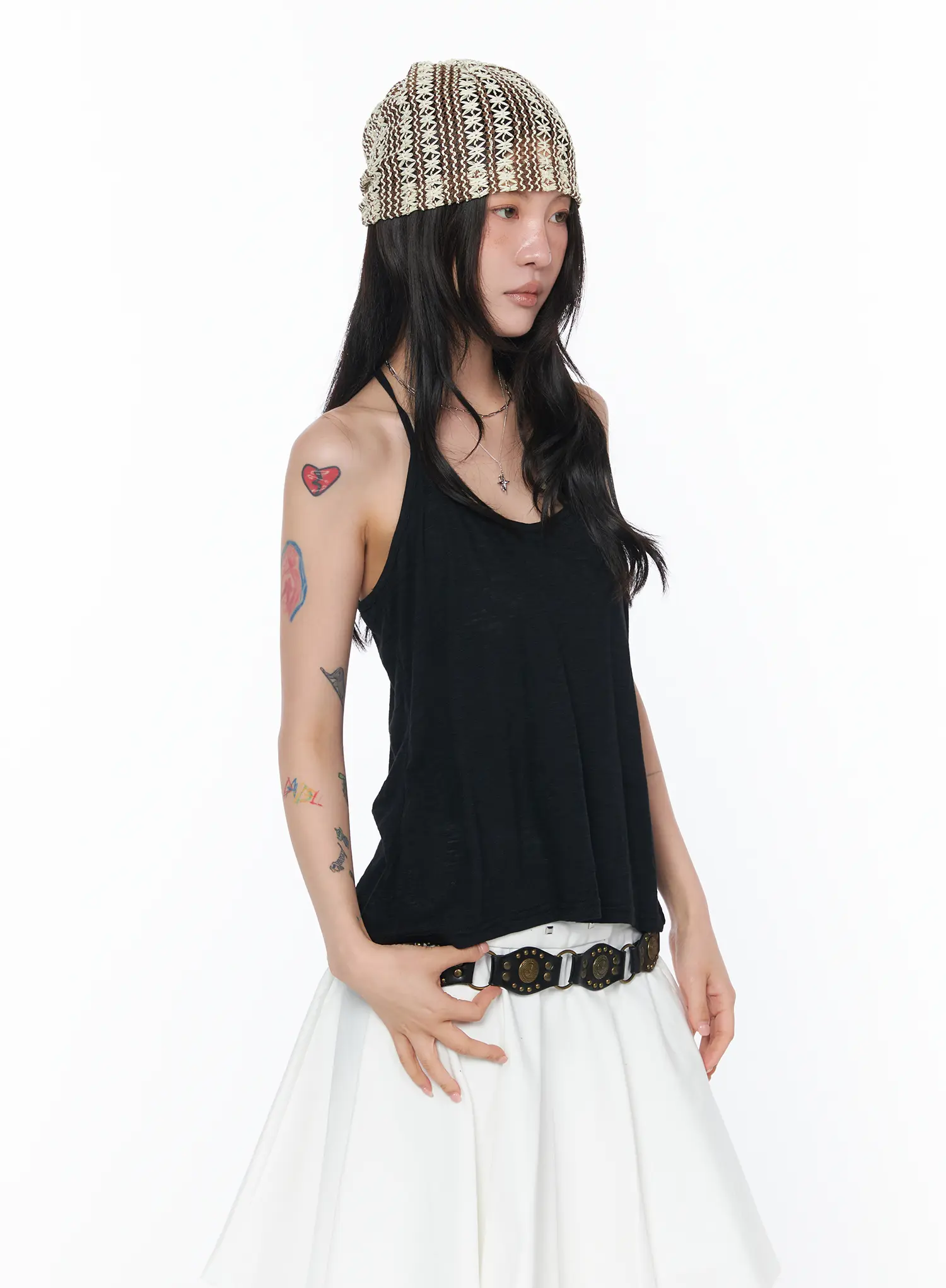 Basic Loose-Fit Tank Top CA527 - Image 13