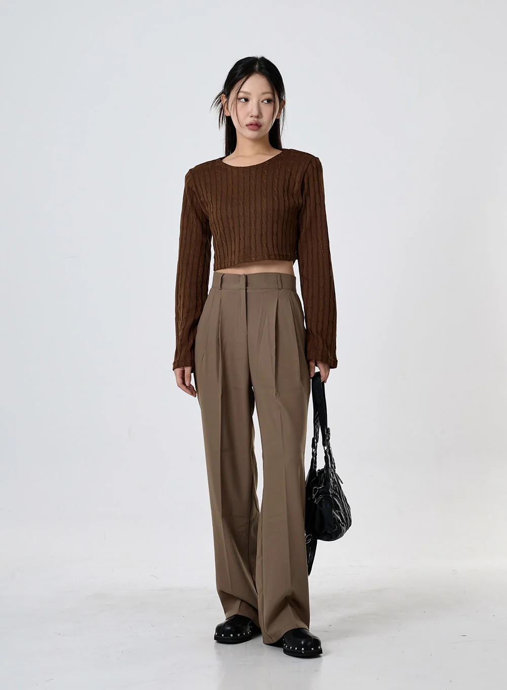 Basic Pintuck Tailored Pants CG30 - Image 11