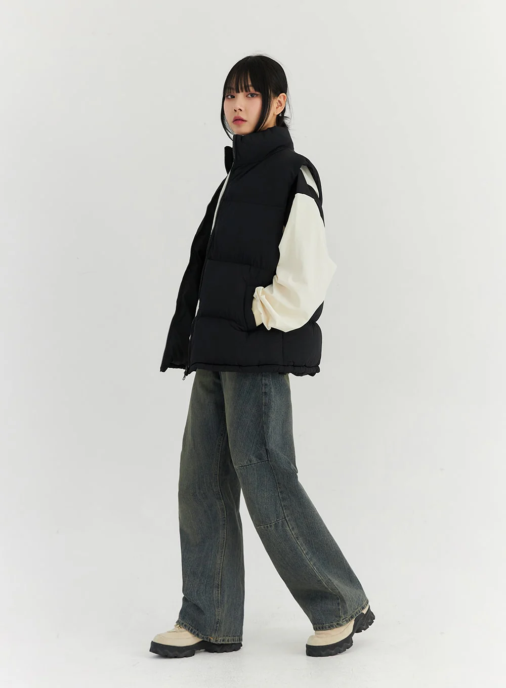 Basic Puffer Vest (UNISEX) CN309 - Image 3