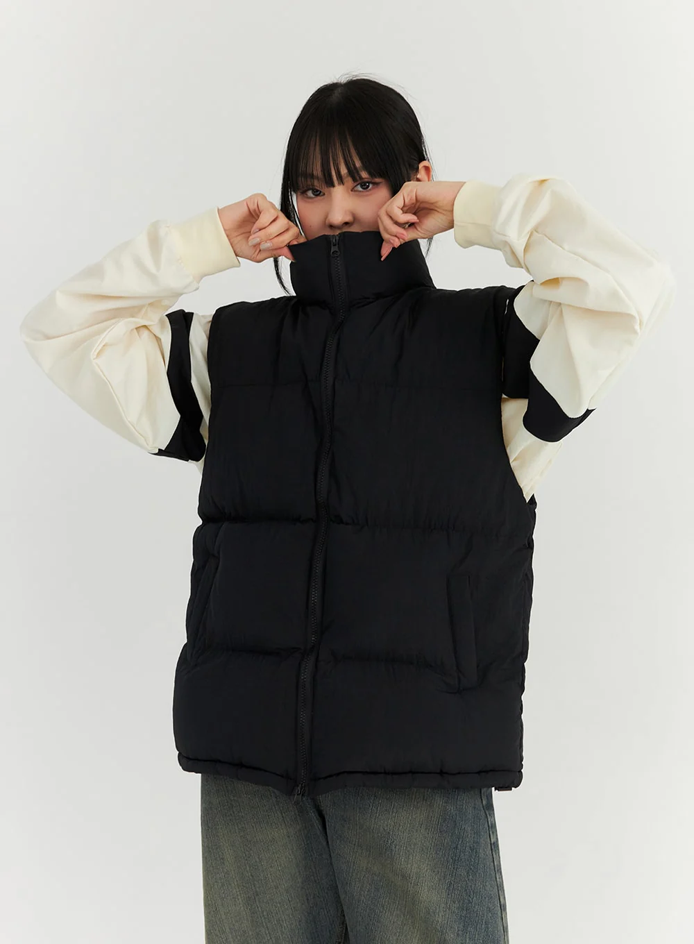 Basic Puffer Vest (UNISEX) CN309 - Image 4