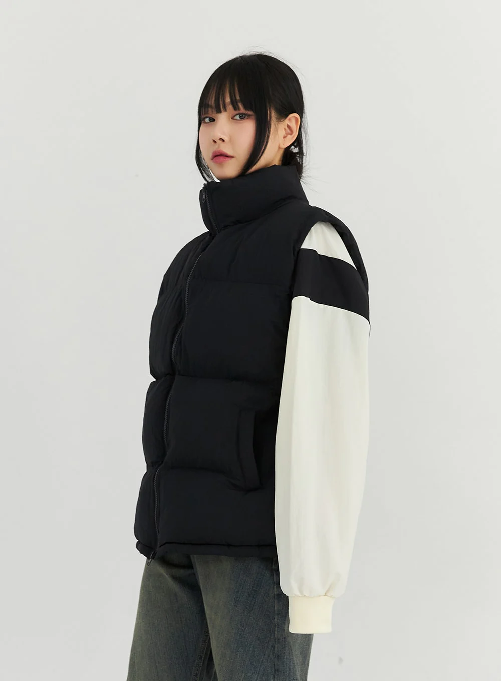 Basic Puffer Vest (UNISEX) CN309 - Image 5