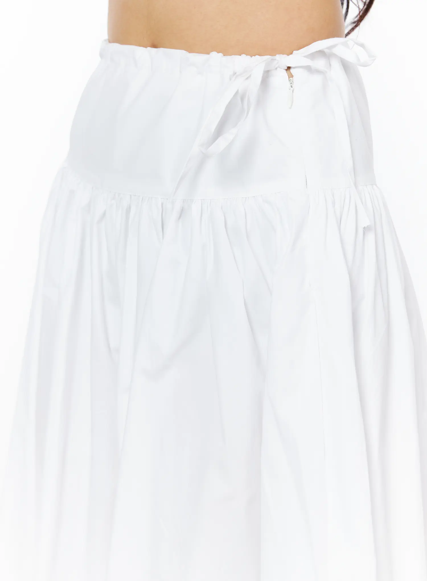 Basic Ribbon Maxi Skirt CU522 - Image 3