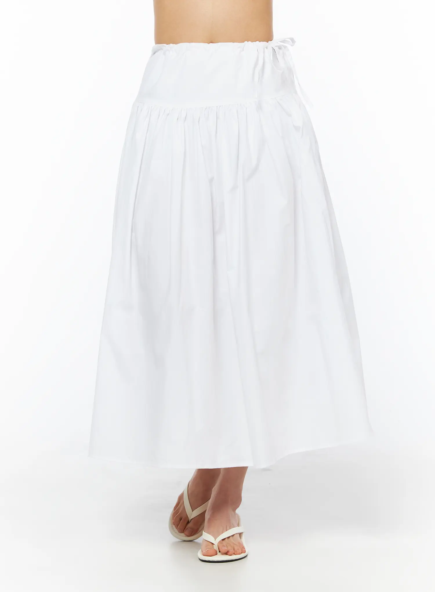 Basic Ribbon Maxi Skirt CU522 - Image 8