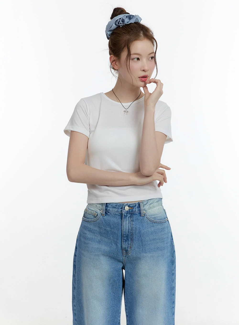 Basic Short Sleeve Top CF503 - Image 7