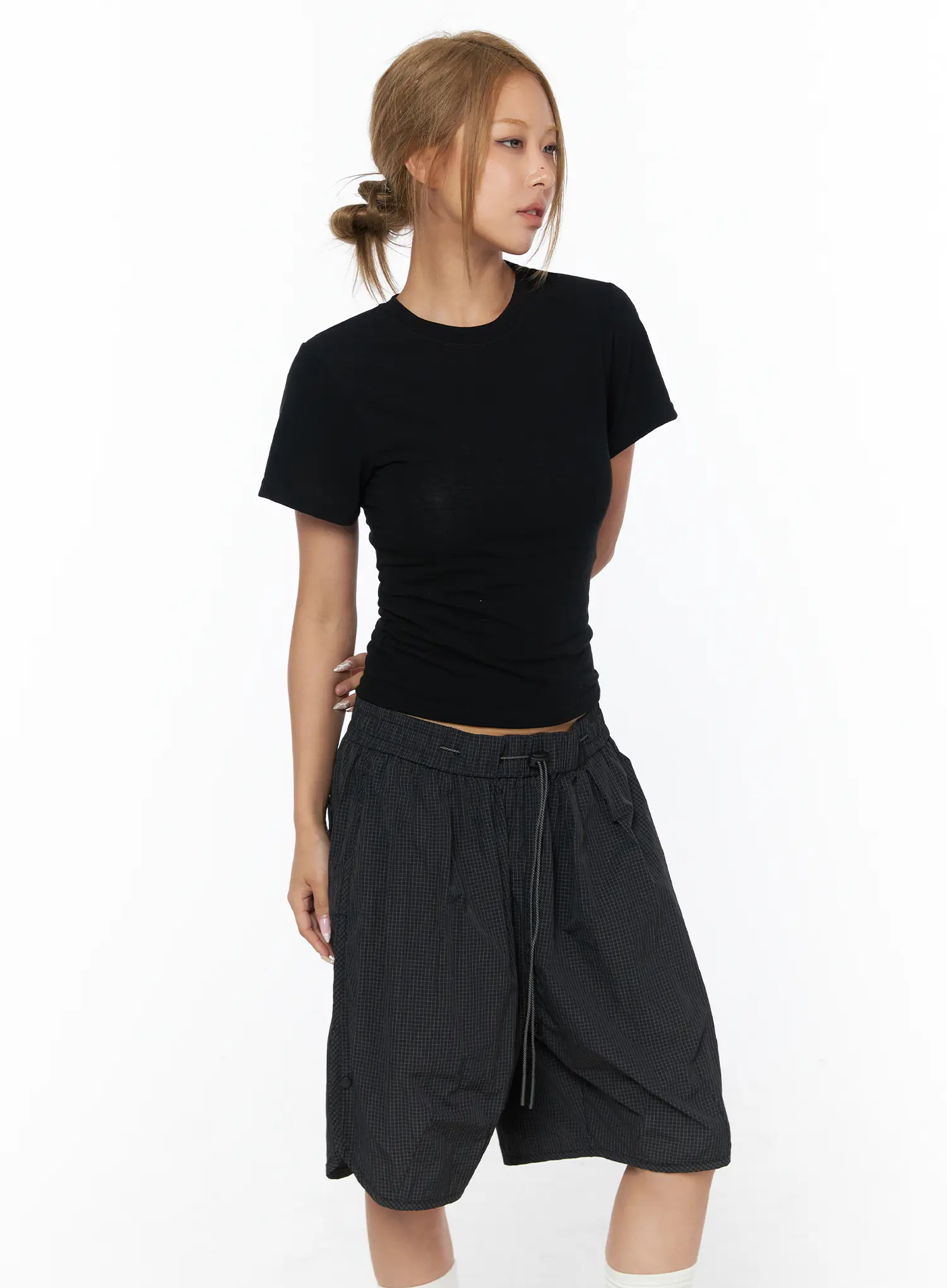 Basic Short Sleeve Top CU523 - Image 13