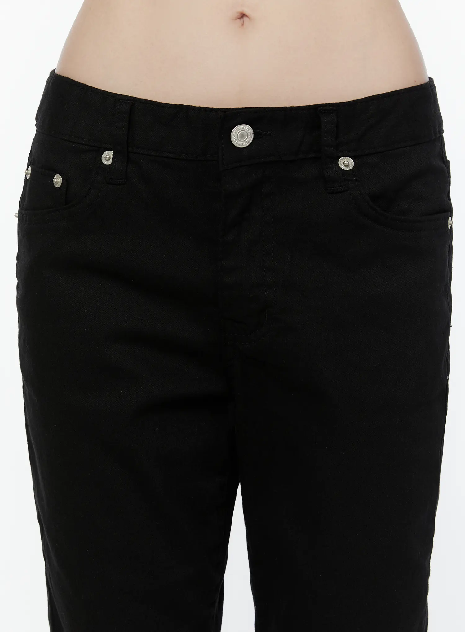 Basic Slim Fit Capri Pants CU508 - Image 3