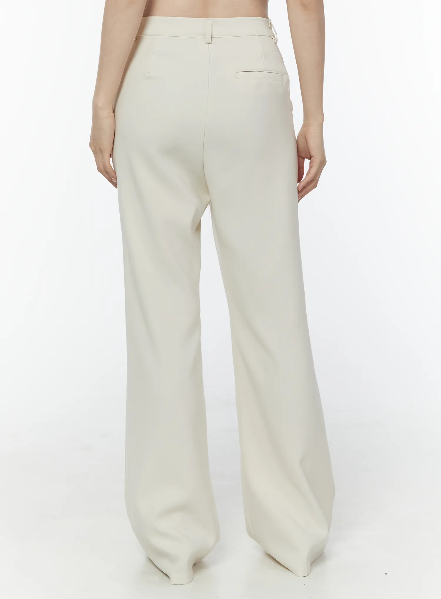 Basic Stretch Bootcut Slacks IU503 - Image 7