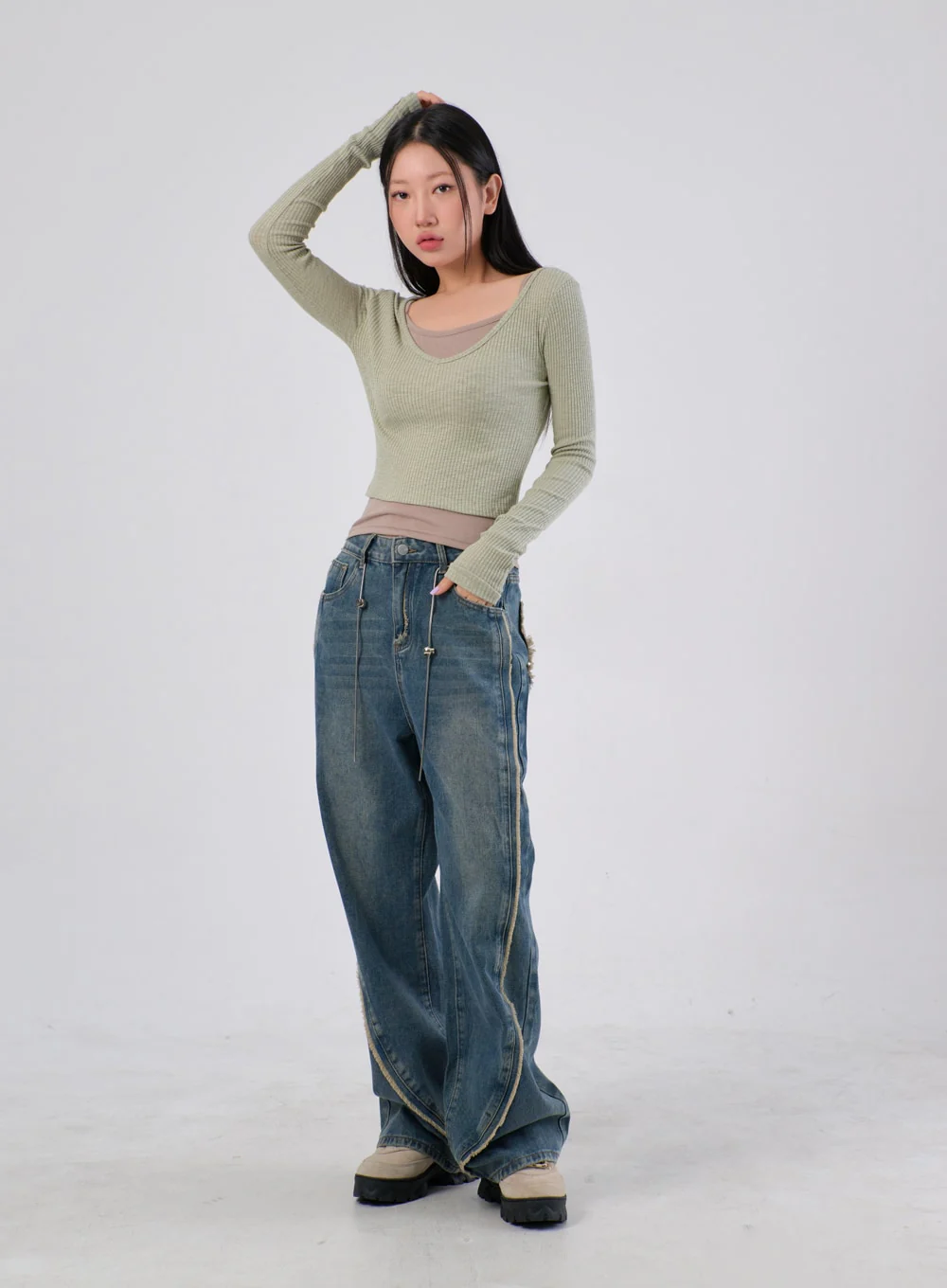Basic Thin Strap Top IA304 - Image 11