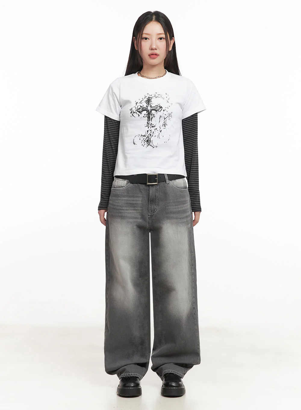Becca Washed Straight-Leg Jeans IM524 - Image 4