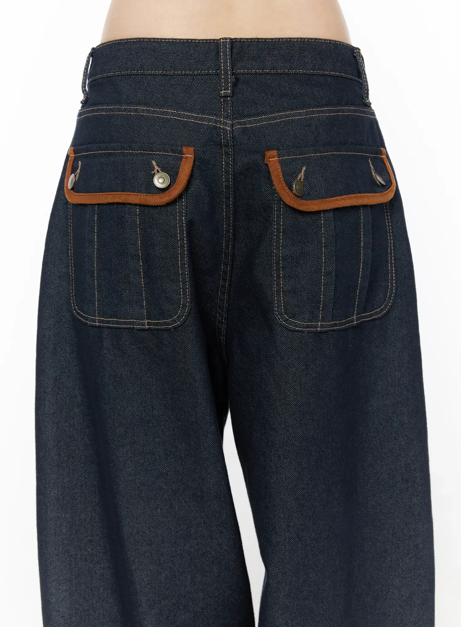 Bellamy Non-Fade Pocket Baggy Jeans CU511 - Image 6