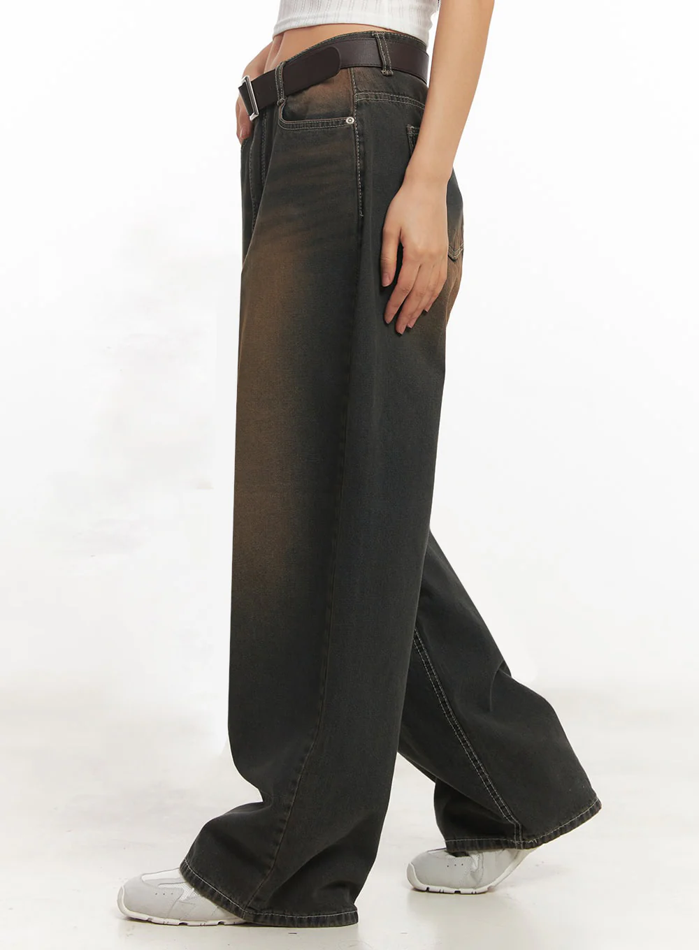Bethany Vintage Washed Baggy Jeans IA524 - Image 10