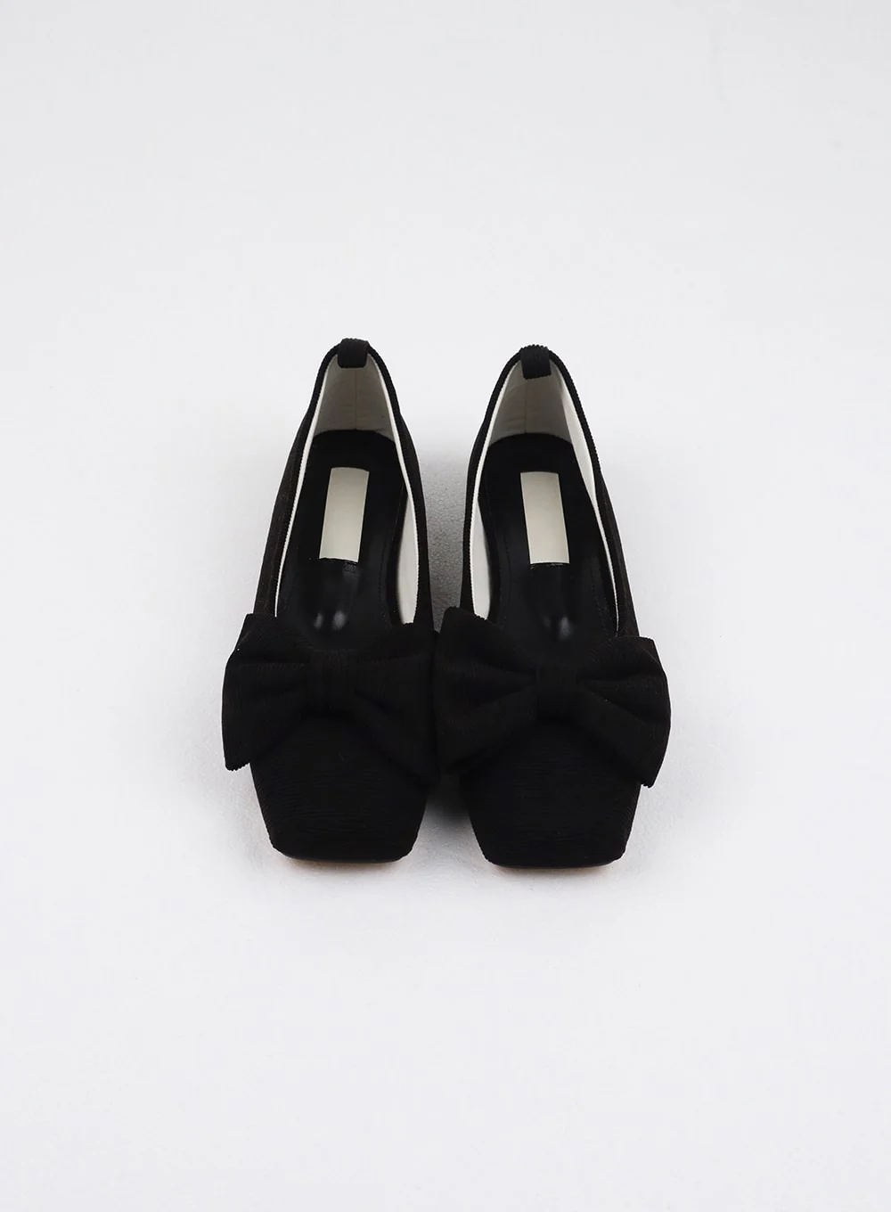 Big Bow Square Toe Flats OJ405 - Image 11