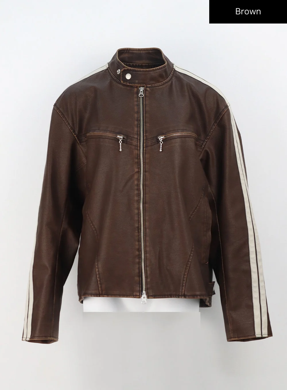 Biker Jacket Unisex CA325 - Image 16