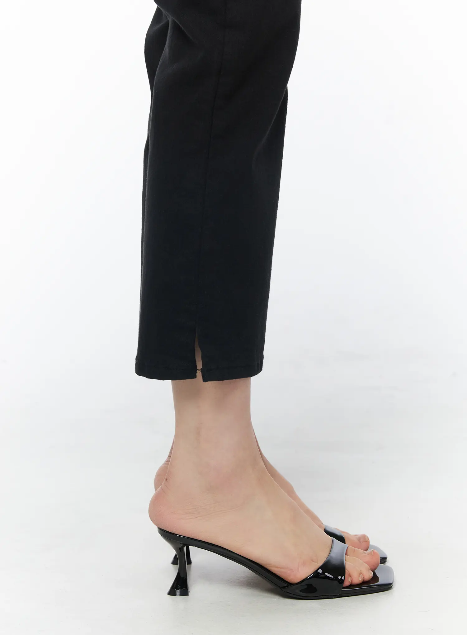 Black Ankle Pants CY527 - Image 3