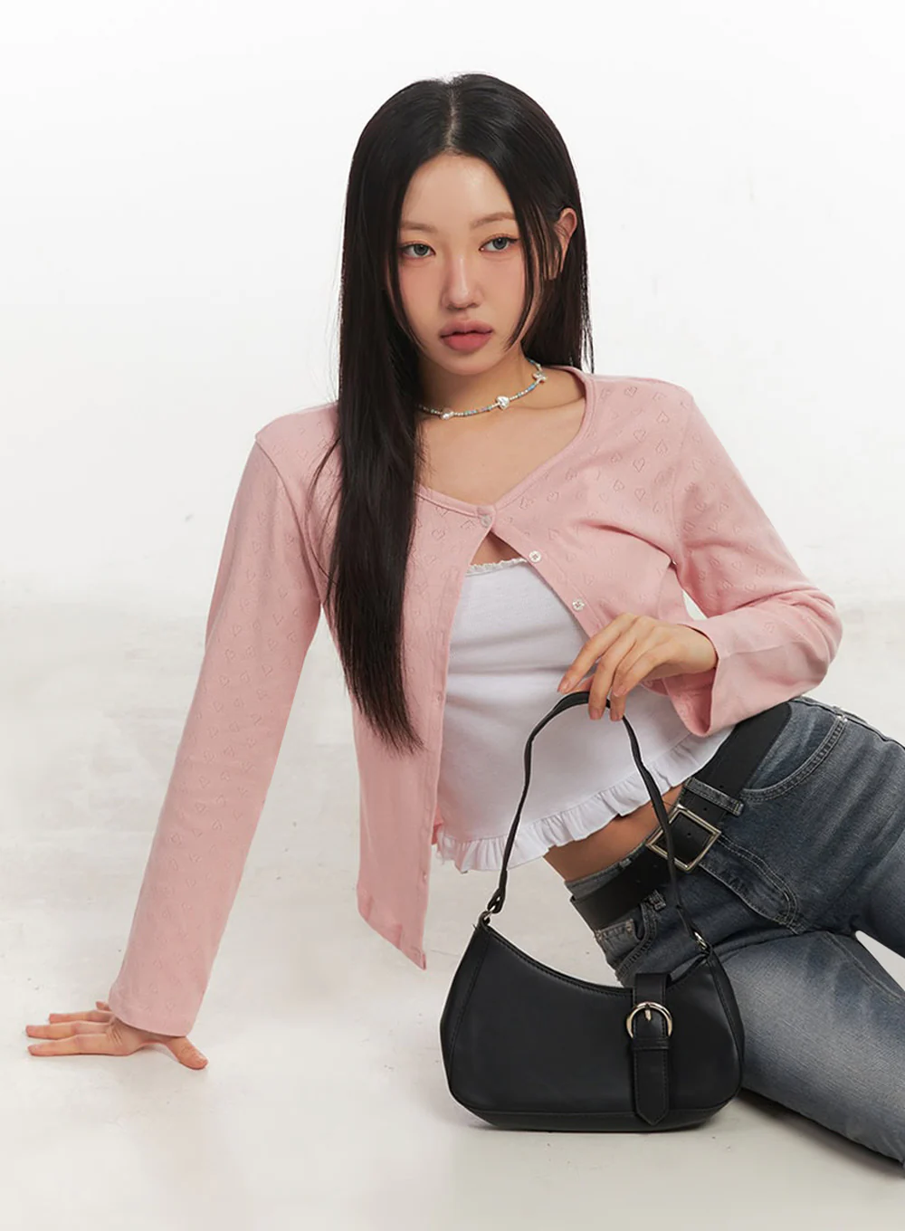 Blossom Buttoned Cardigan IA524 - Image 11