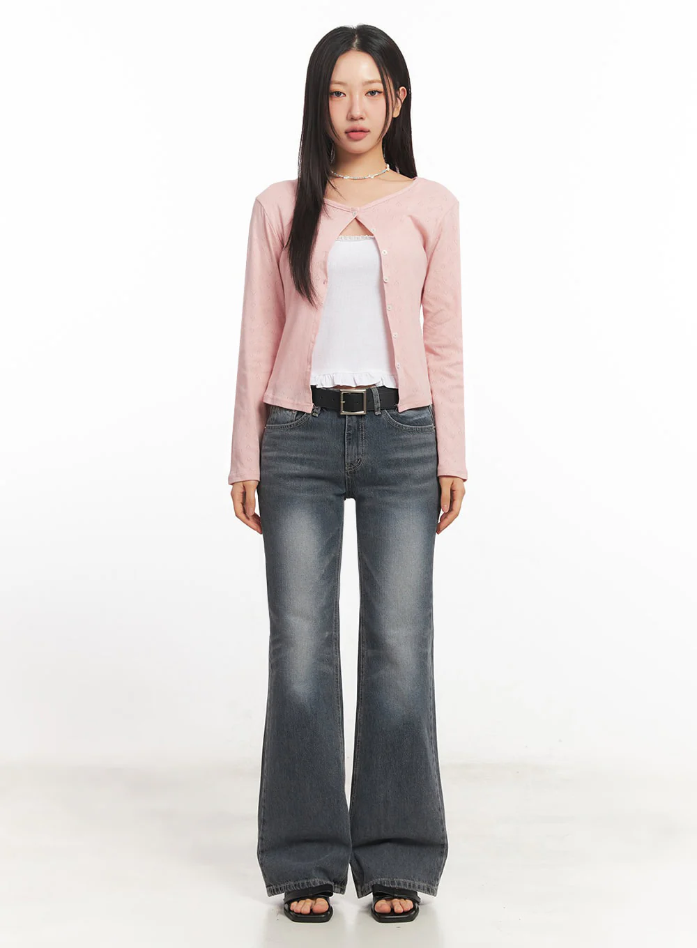 Blossom Buttoned Cardigan IA524 - Image 5
