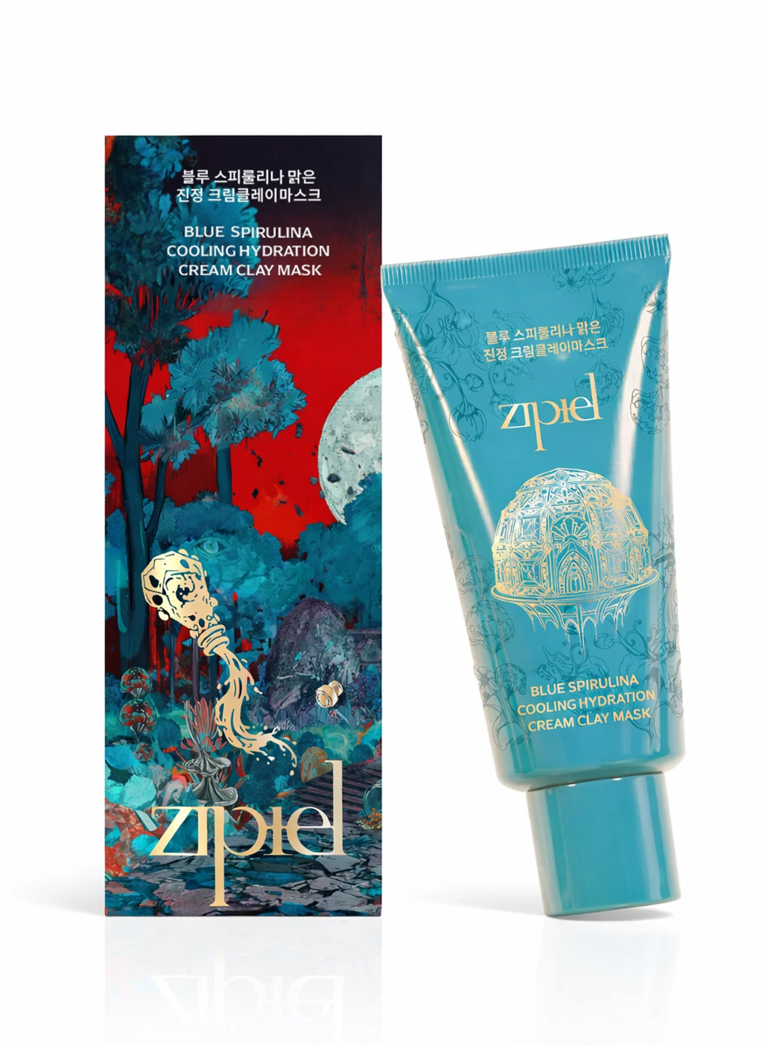 Blue Spirulina Melt Modeling Cream Clay Mask (100ml) - Image 10