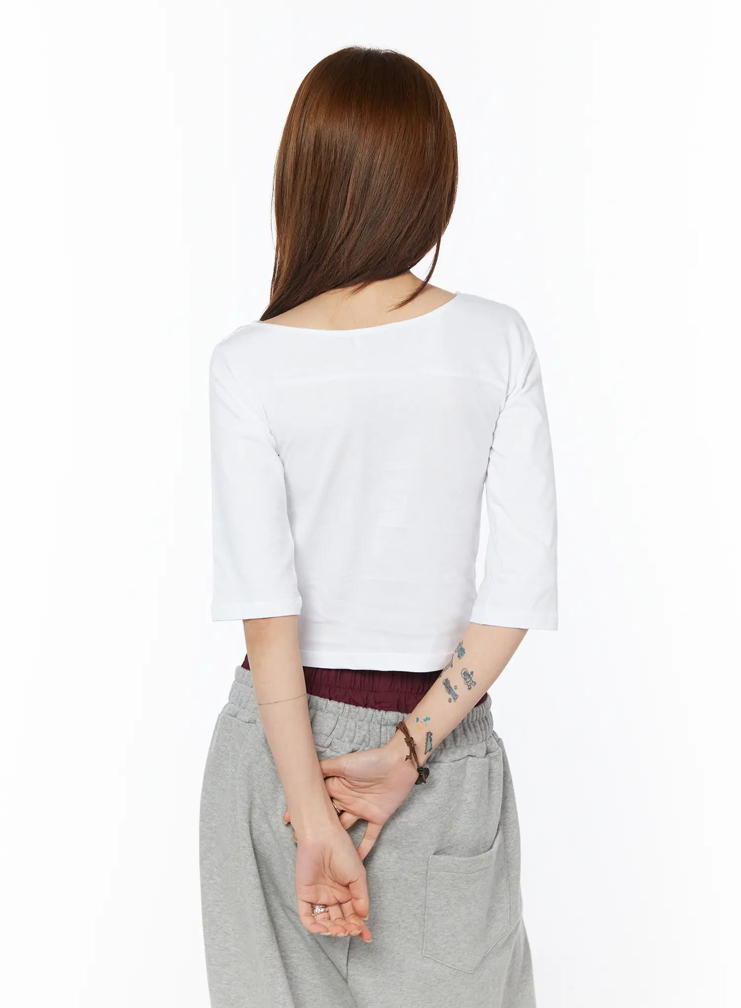 Boat Neck Graphic Tee CY528 - Image 8