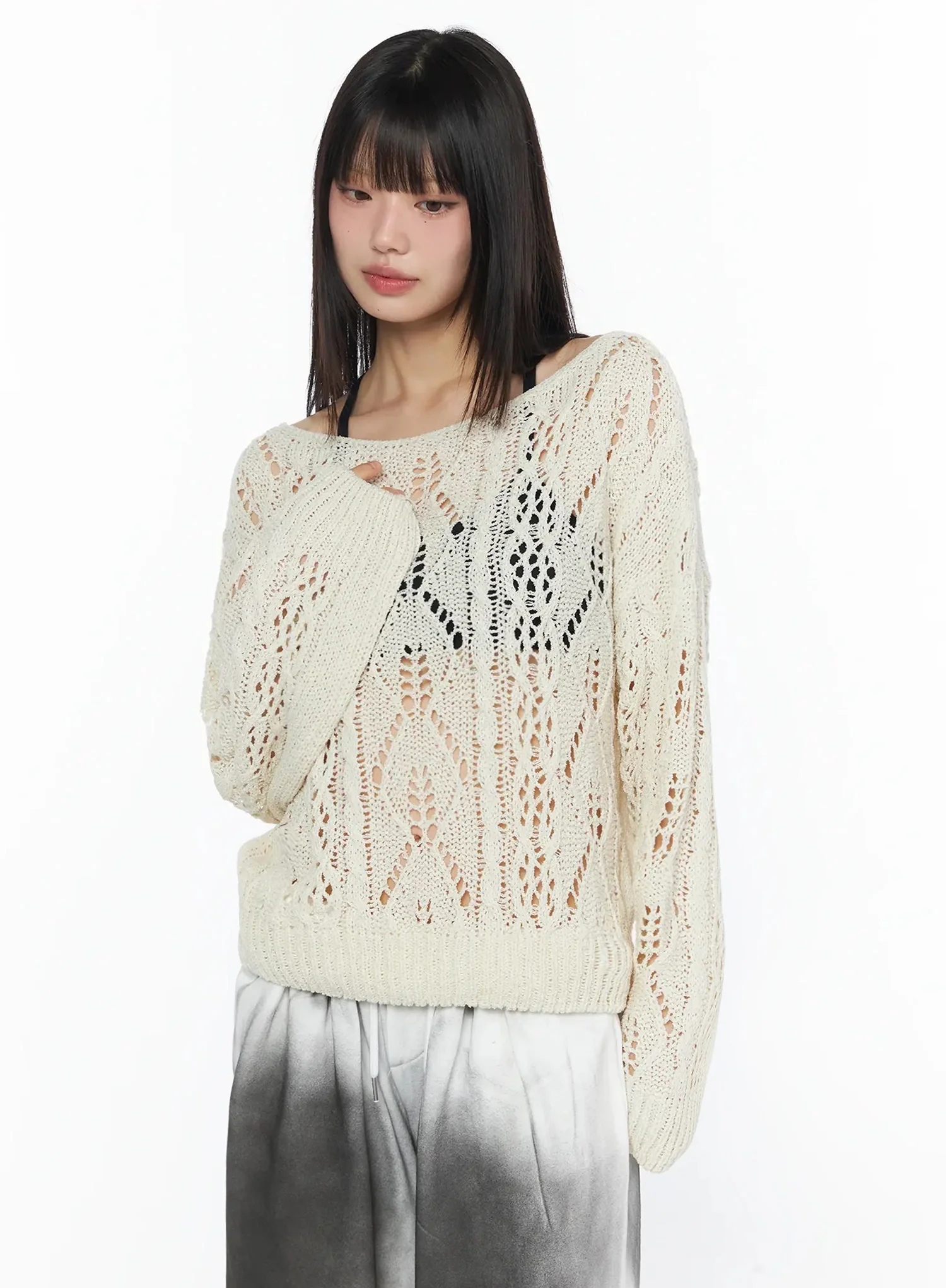 Boho Chic Boat Neck Sweater IY525 - Image 12