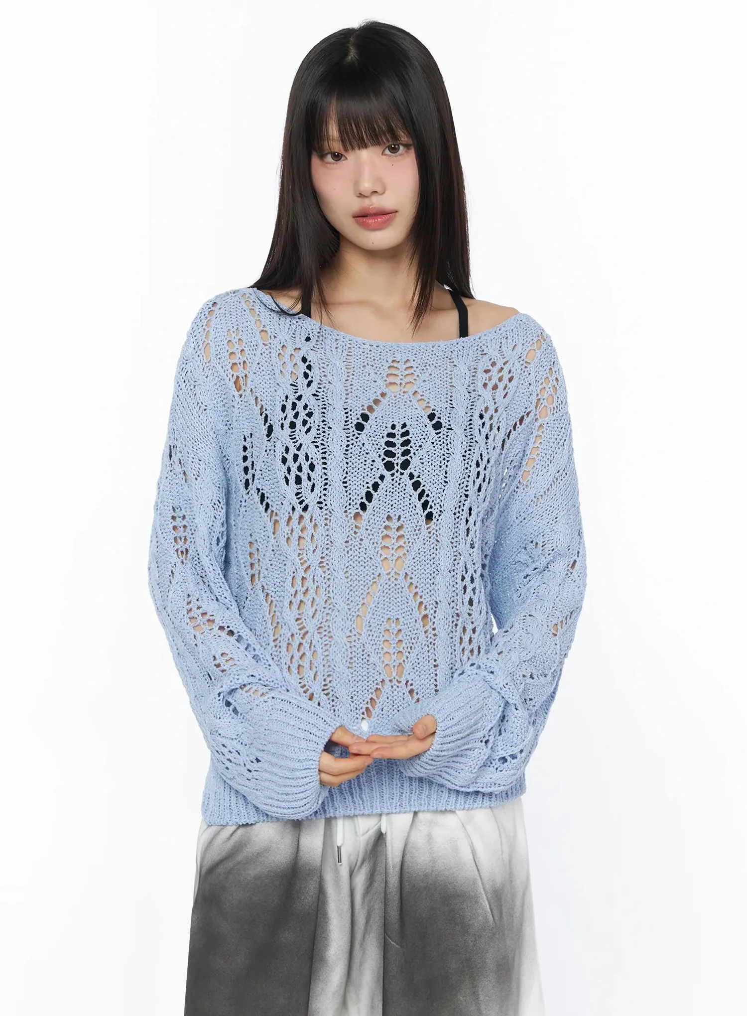 Boho Chic Boat Neck Sweater IY525 - Image 13