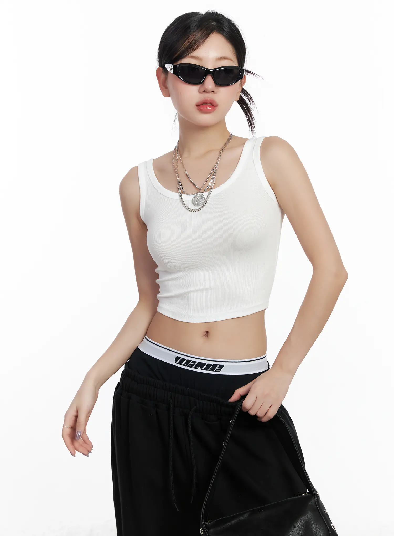 Bold Multi-Layer Y2K Necklace CF503 - Image 4