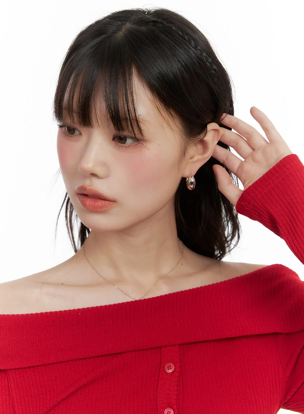 Bold Ring Earrings IO418 - Image 5