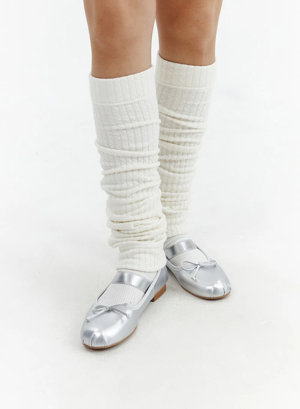 Bow-Decor Mary Jane Ballet Flats CJ423 - Image 2