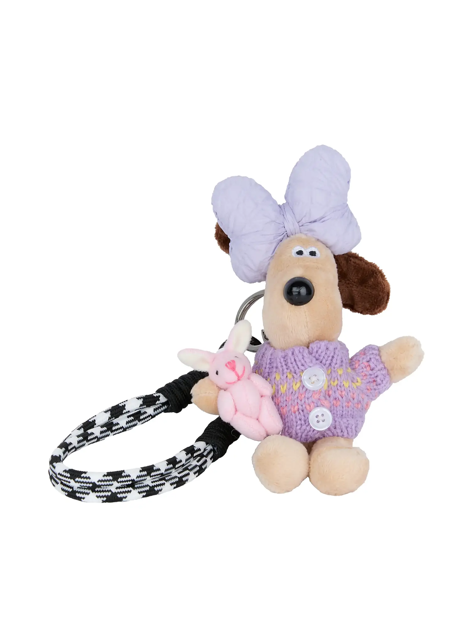 Bow Puppy Keychain IG512 - Image 2