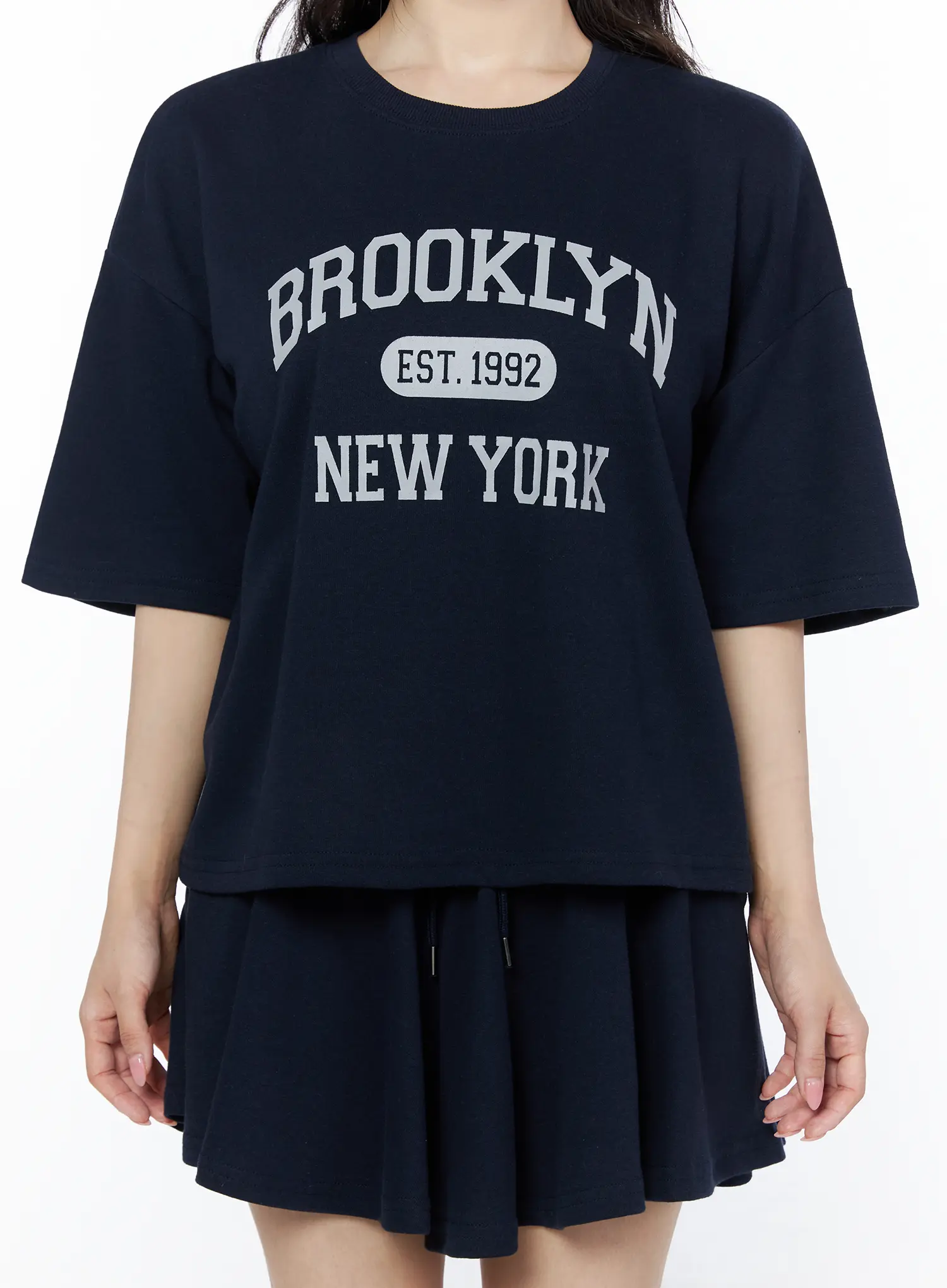 Brooklyn Grahic Tee & Mini Skort Set IU525 - Image 3