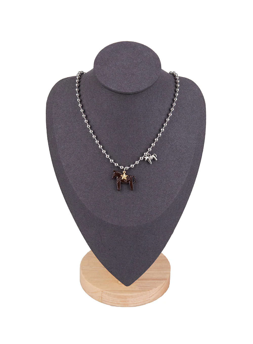 Brown Horse Necklace CJ521 - Image 5