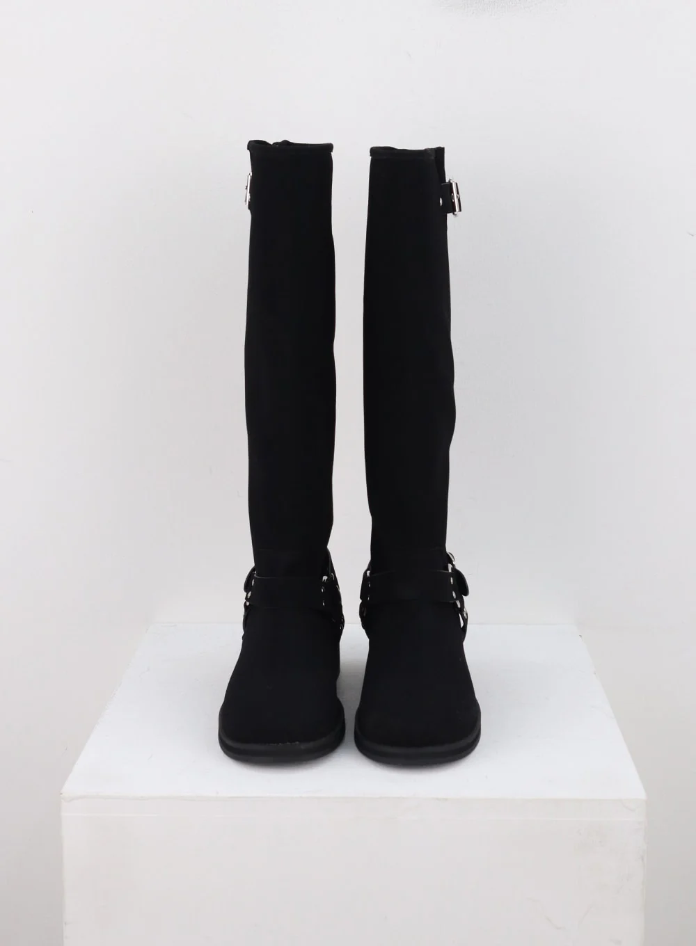 Buckle Faux Leather Boots CN315 - Image 11