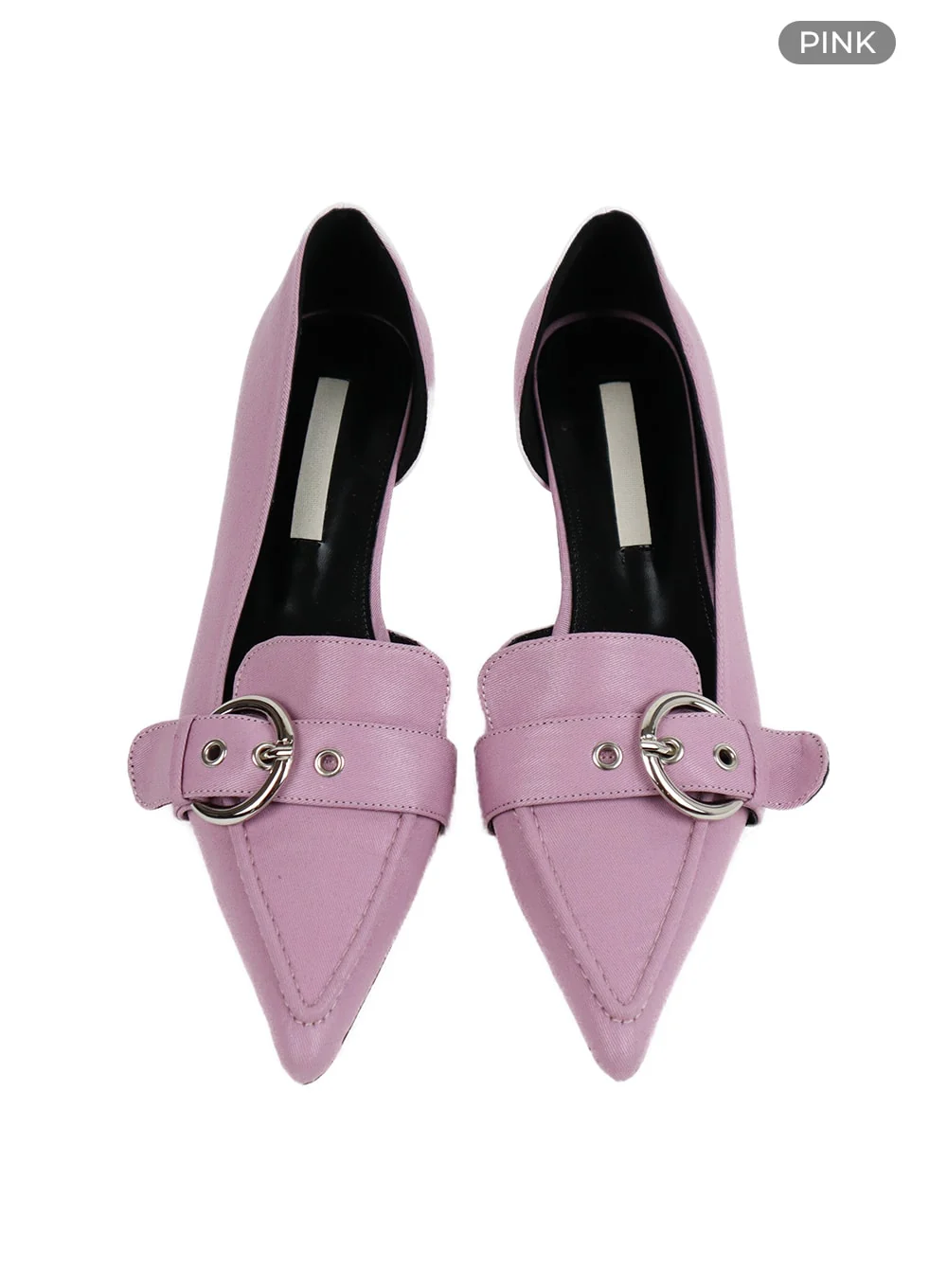 Buckle Heeled Mules IF423 - Image 6