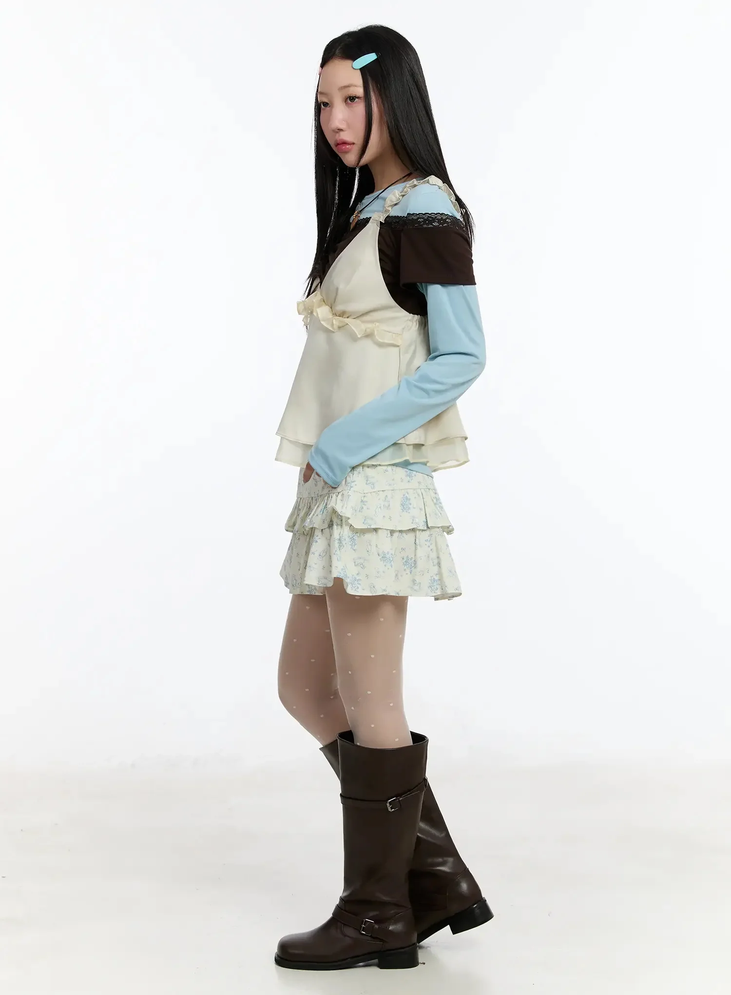 Buckled Long Boots IM509 - Image 7