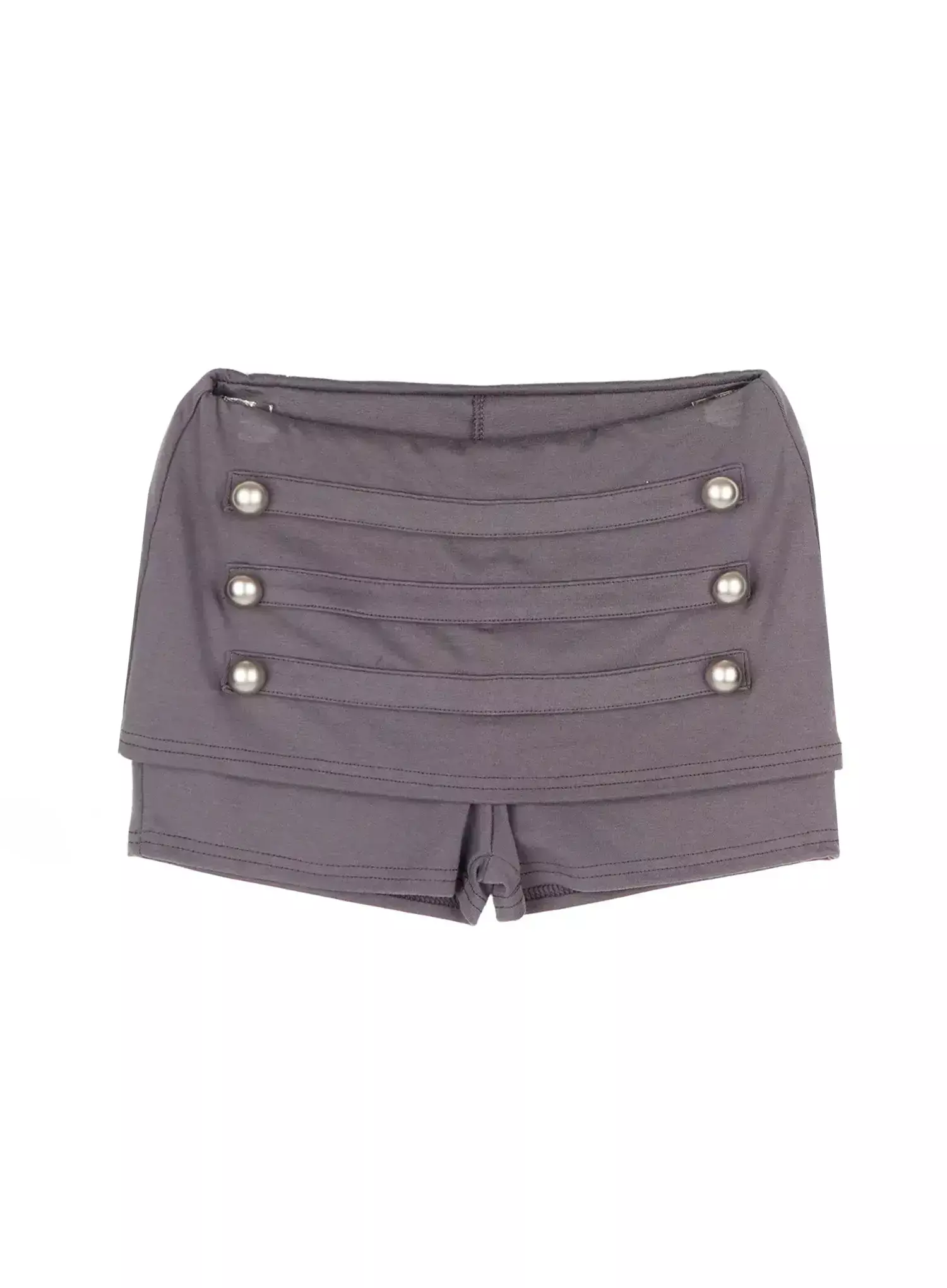 Button Accent Mini Shorts IU512 - Image 16