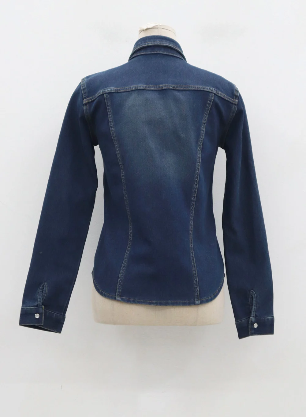 Button Denim Shirt CD09 - Image 15