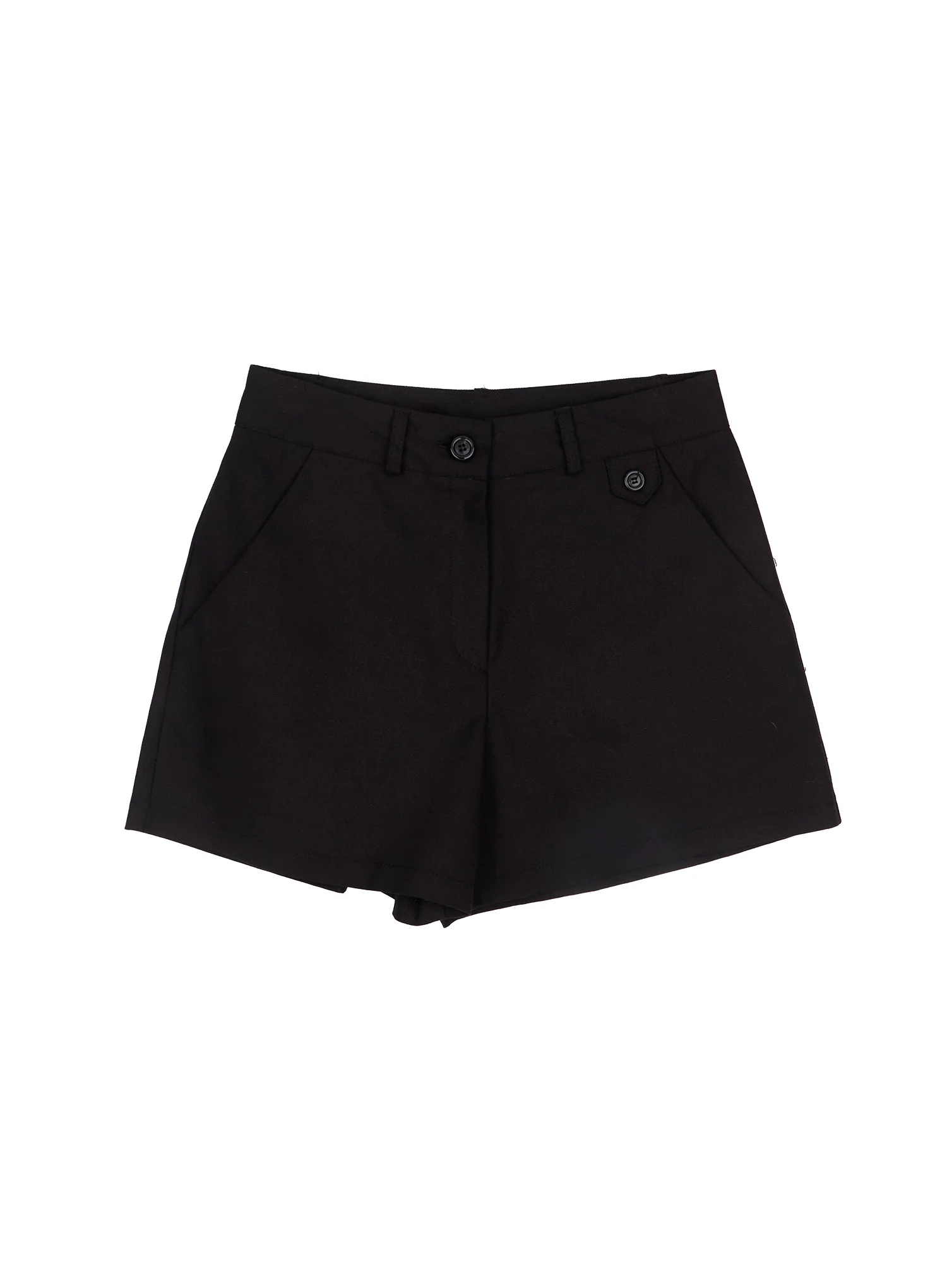 Button Detail Cotton Shorts IM524 - Image 11